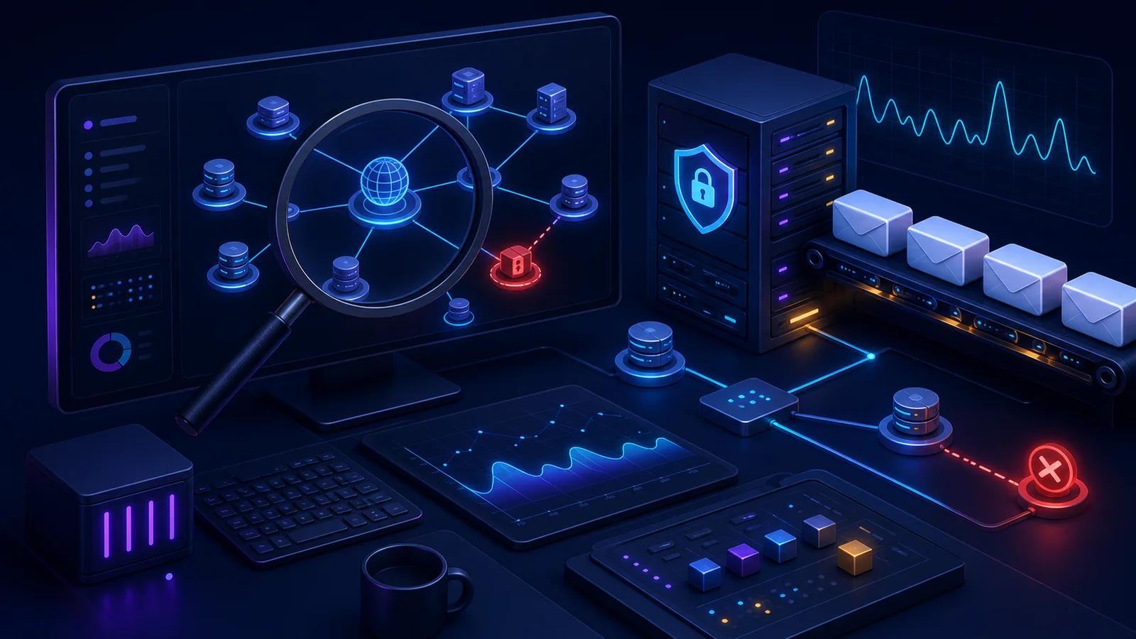 Диагностика DNS, SMTP, TLS и очереди входящей почты